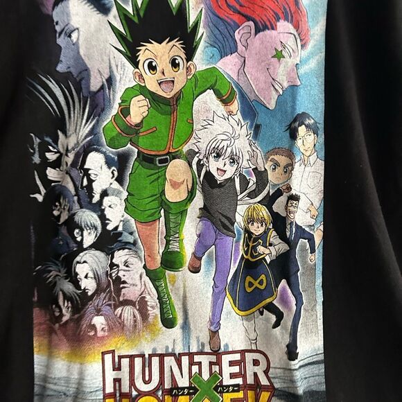 Hunter X Hunter Anime Graphic Black T-Shirt L - Picture 4 of 16